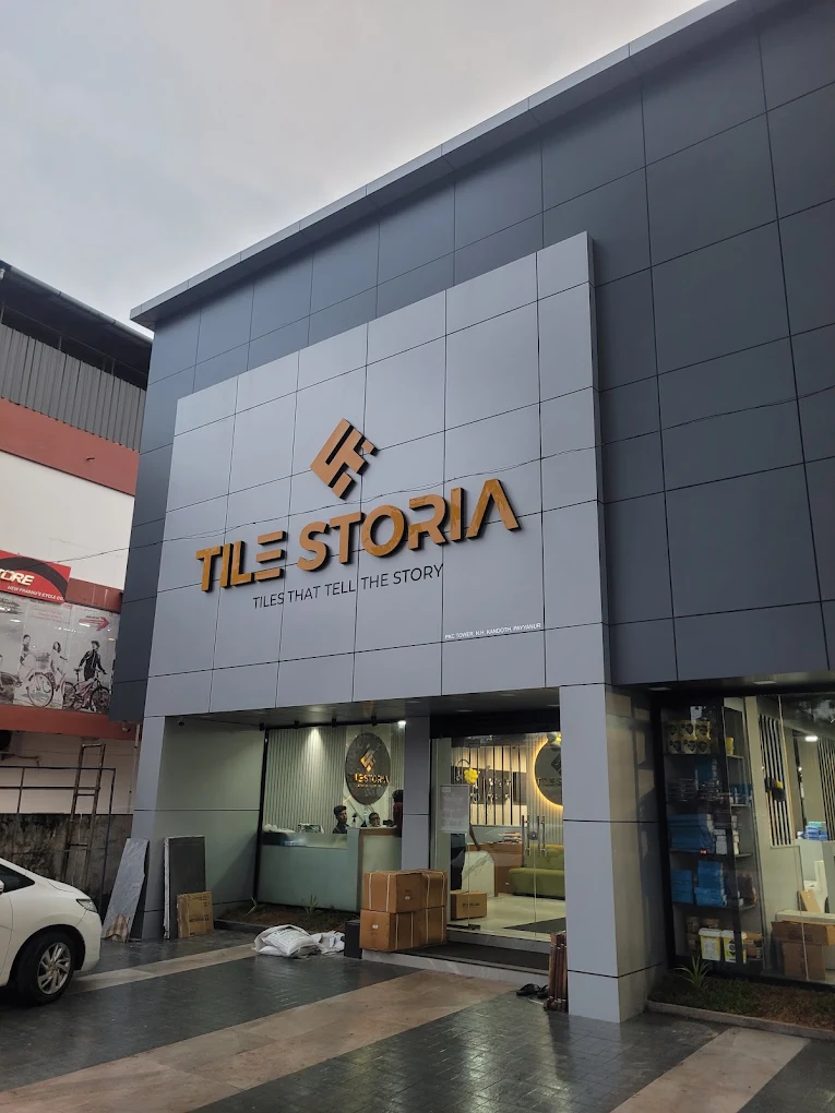Premium Building Materials and Tiles Showroom Exterior